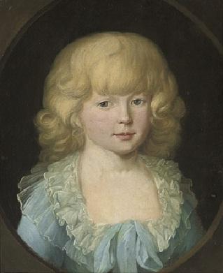 TISCHBEIN, Johann Heinrich Wilhelm Portrait of a young boy oil painting image
